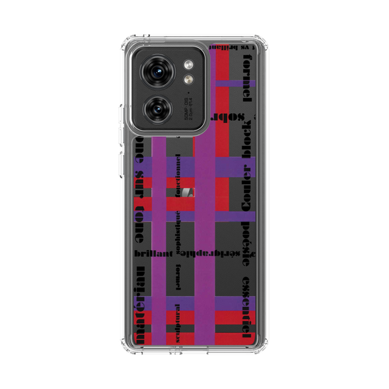 スリムプロテクションケース［ LANVIN en Bleu - Plaid ］