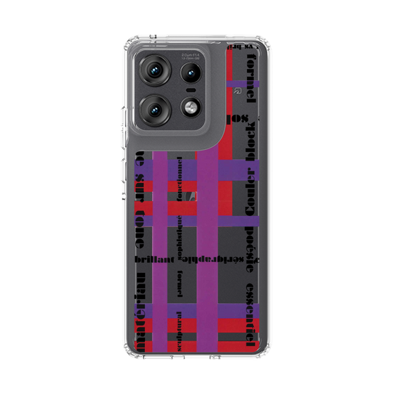 スリムプロテクションケース［ LANVIN en Bleu - Plaid ］