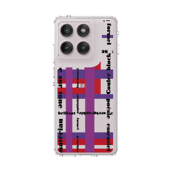 スリムプロテクションケース［ LANVIN en Bleu - Plaid ］