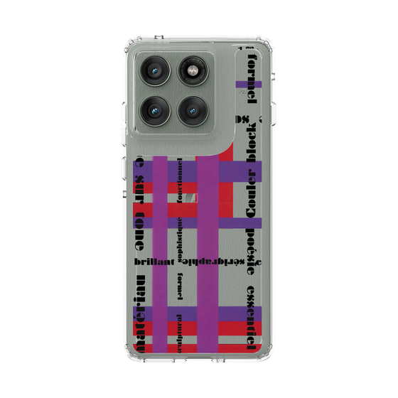 スリムプロテクションケース［ LANVIN en Bleu - Plaid ］