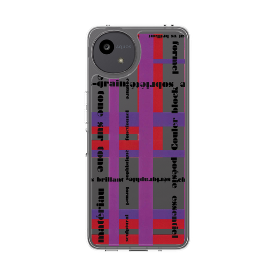 スリムプロテクションケース［ LANVIN en Bleu - Plaid ］