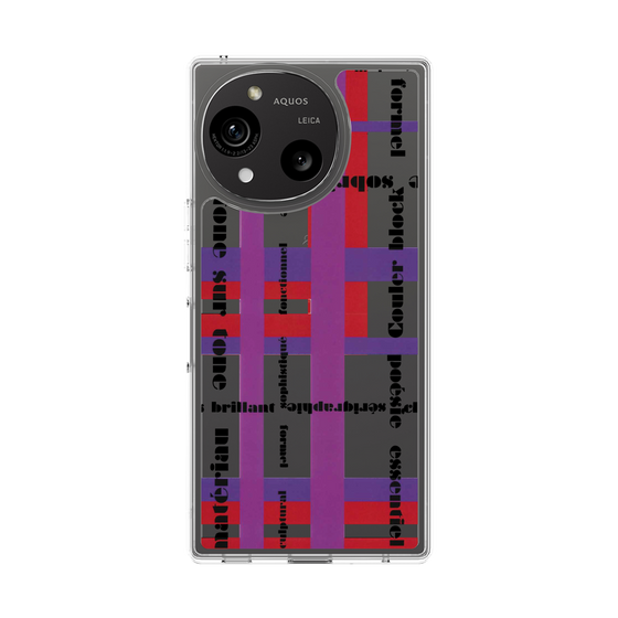 スリムプロテクションケース［ LANVIN en Bleu - Plaid ］