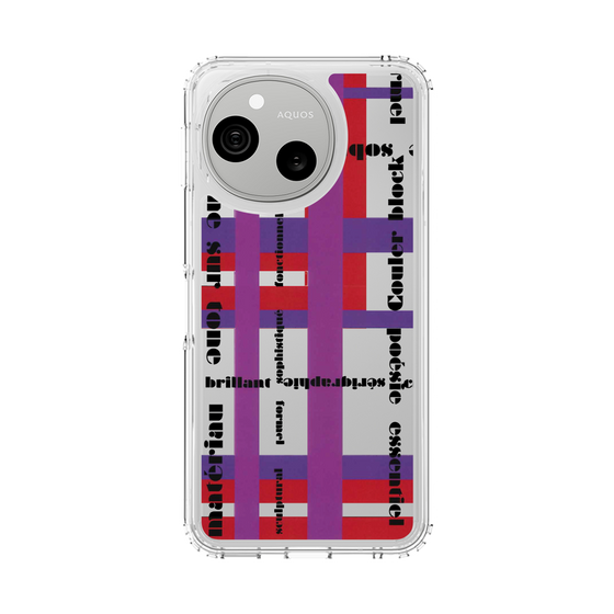 スリムプロテクションケース［ LANVIN en Bleu - Plaid ］