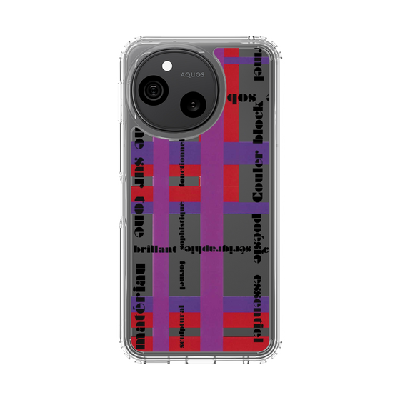 スリムプロテクションケース［ LANVIN en Bleu - Plaid ］