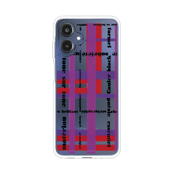 スリムプロテクションケース［ LANVIN en Bleu - Plaid ］