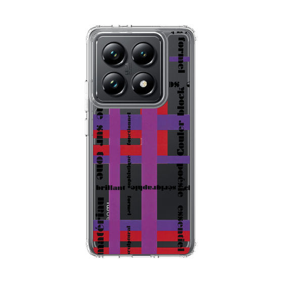 スリムプロテクションケース［ LANVIN en Bleu - Plaid ］