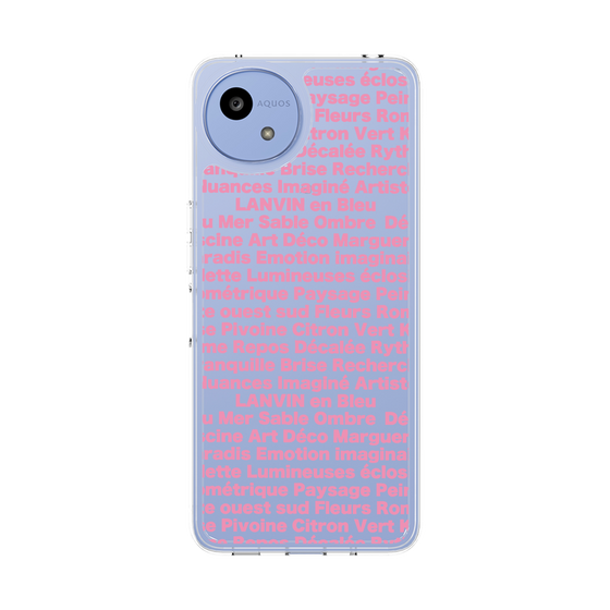 スリムプロテクションケース［ LANVIN en Bleu - Letters ］