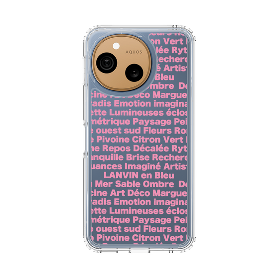 スリムプロテクションケース［ LANVIN en Bleu - Letters ］