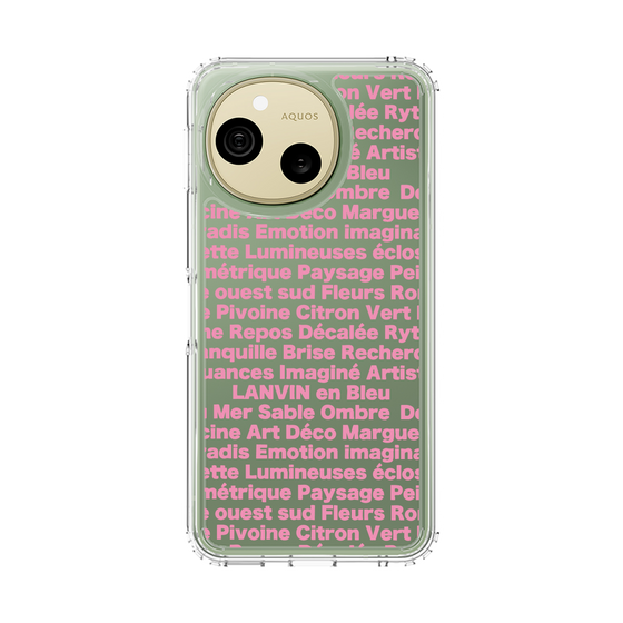 スリムプロテクションケース［ LANVIN en Bleu - Letters ］