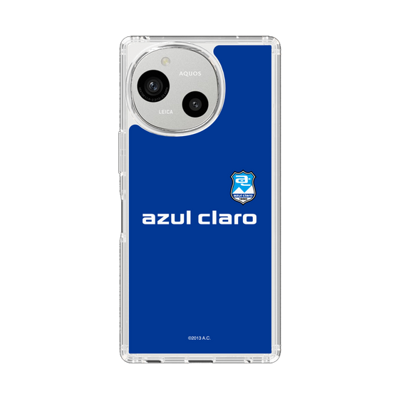 スリムプロテクションケース［ アスルクラロ沼津 - エンブレムロゴ - ネイビー ］