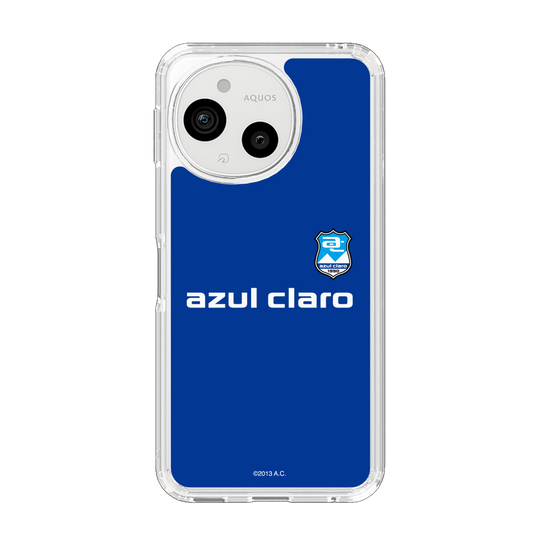 スリムプロテクションケース［ アスルクラロ沼津 - エンブレムロゴ - ネイビー ］