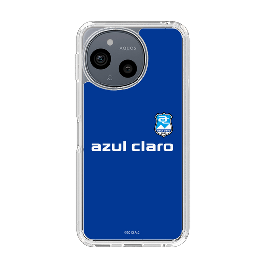 スリムプロテクションケース［ アスルクラロ沼津 - エンブレムロゴ - ネイビー ］