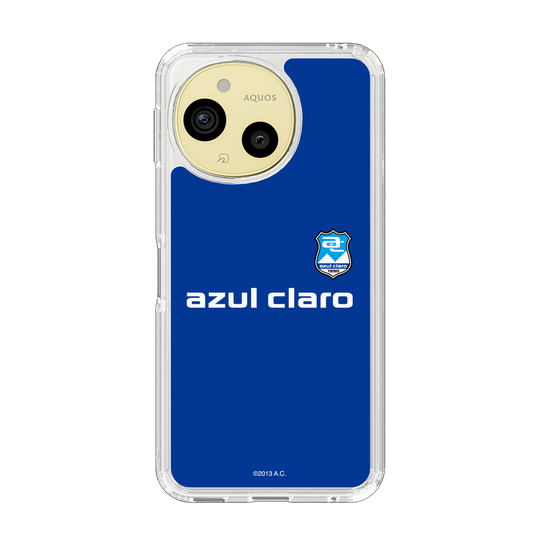 スリムプロテクションケース［ アスルクラロ沼津 - エンブレムロゴ - ネイビー ］