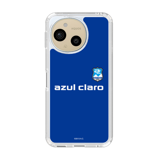 スリムプロテクションケース［ アスルクラロ沼津 - エンブレムロゴ - ネイビー ］