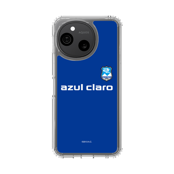 スリムプロテクションケース［ アスルクラロ沼津 - エンブレムロゴ - ネイビー ］