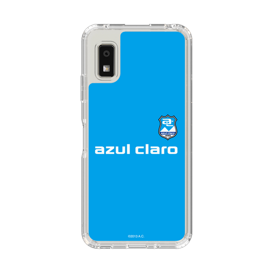 スリムプロテクションケース［ アスルクラロ沼津 - エンブレムロゴ - ライトブルー ］