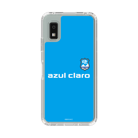 スリムプロテクションケース［ アスルクラロ沼津 - エンブレムロゴ - ライトブルー ］