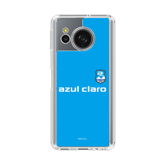 スリムプロテクションケース［ アスルクラロ沼津 - エンブレムロゴ - ライトブルー ］