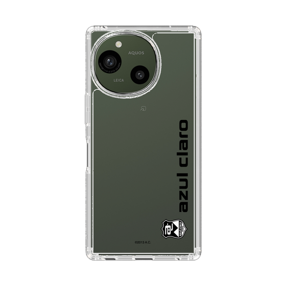 スリムプロテクションケース［ アスルクラロ沼津 - ロゴ縦 - ブラック ］