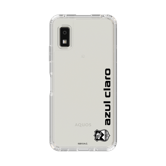 スリムプロテクションケース［ アスルクラロ沼津 - ロゴ縦 - ブラック ］