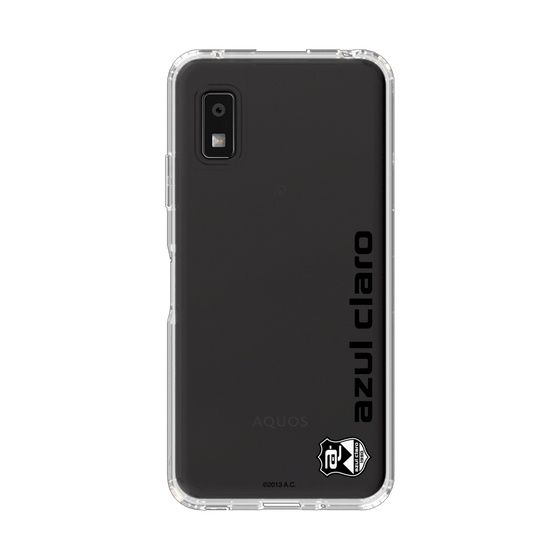 スリムプロテクションケース［ アスルクラロ沼津 - ロゴ縦 - ブラック ］