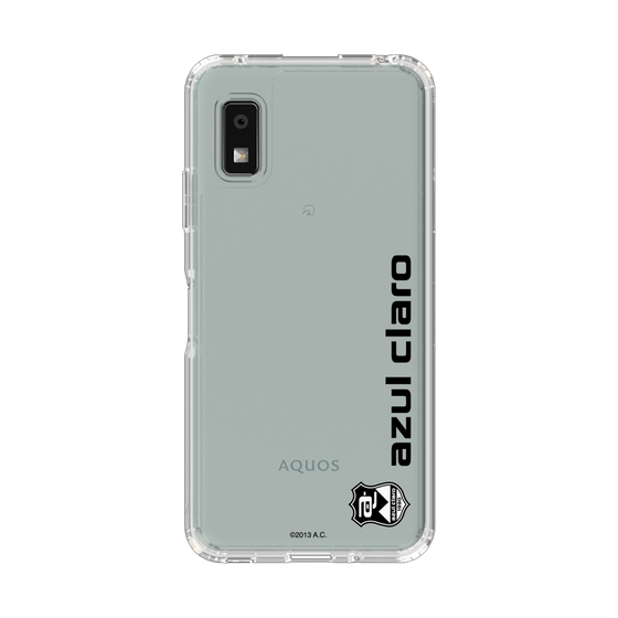 スリムプロテクションケース［ アスルクラロ沼津 - ロゴ縦 - ブラック ］