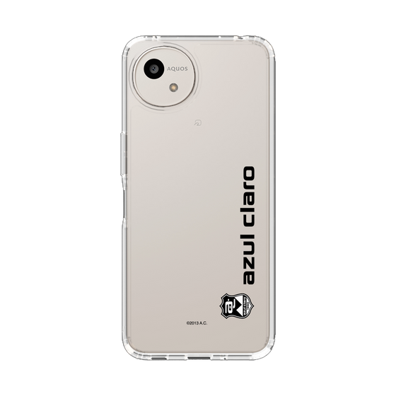 スリムプロテクションケース［ アスルクラロ沼津 - ロゴ縦 - ブラック ］