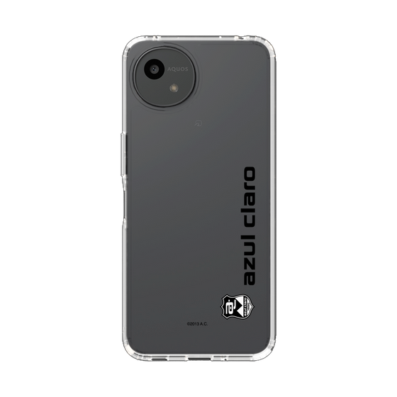 スリムプロテクションケース［ アスルクラロ沼津 - ロゴ縦 - ブラック ］