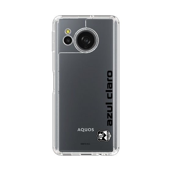 スリムプロテクションケース［ アスルクラロ沼津 - ロゴ縦 - ブラック ］