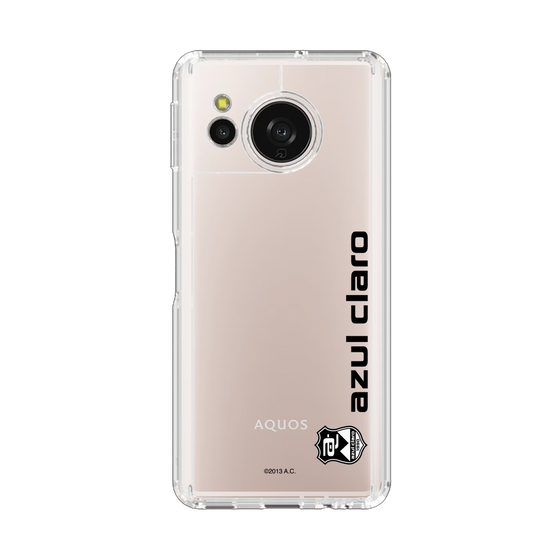 スリムプロテクションケース［ アスルクラロ沼津 - ロゴ縦 - ブラック ］