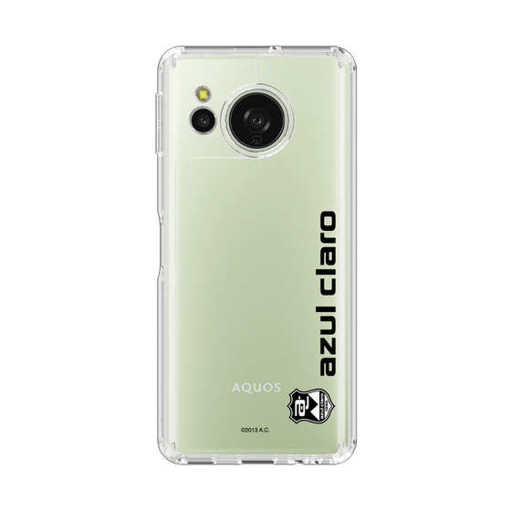 スリムプロテクションケース［ アスルクラロ沼津 - ロゴ縦 - ブラック ］