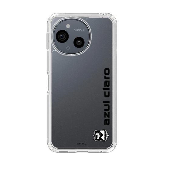 スリムプロテクションケース［ アスルクラロ沼津 - ロゴ縦 - ブラック ］