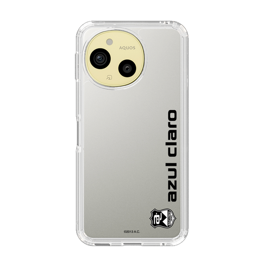 スリムプロテクションケース［ アスルクラロ沼津 - ロゴ縦 - ブラック ］