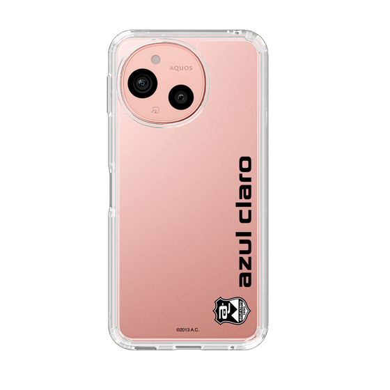 スリムプロテクションケース［ アスルクラロ沼津 - ロゴ縦 - ブラック ］