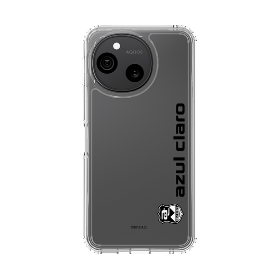 スリムプロテクションケース［ アスルクラロ沼津 - ロゴ縦 - ブラック ］