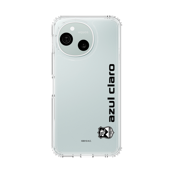 スリムプロテクションケース［ アスルクラロ沼津 - ロゴ縦 - ブラック ］