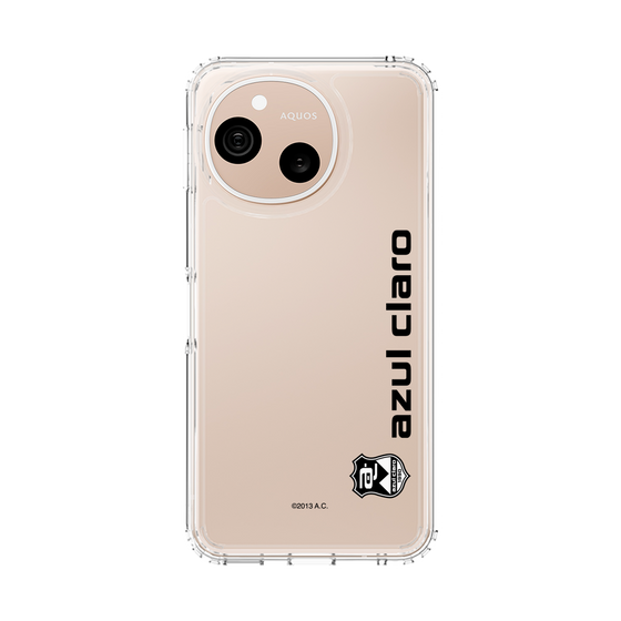 スリムプロテクションケース［ アスルクラロ沼津 - ロゴ縦 - ブラック ］