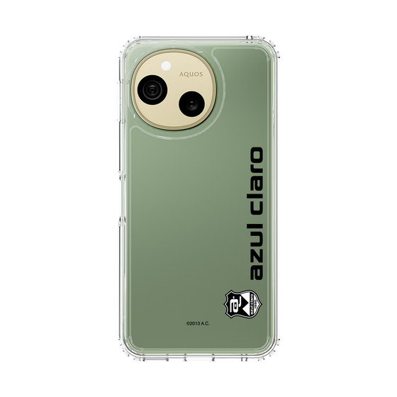 スリムプロテクションケース［ アスルクラロ沼津 - ロゴ縦 - ブラック ］