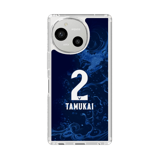 スリムプロテクションケース［ 徳島ヴォルティス - ユニフォーム - #2 田向 泰輝 ］