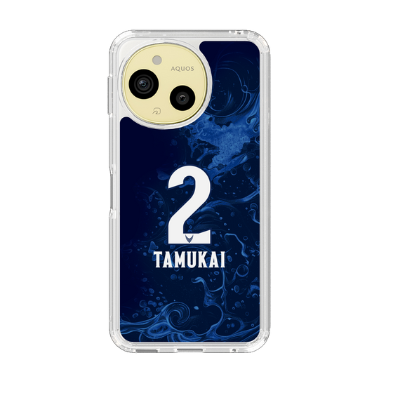 スリムプロテクションケース［ 徳島ヴォルティス - ユニフォーム - #2 田向 泰輝 ］