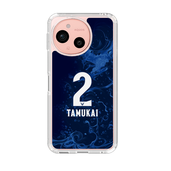 スリムプロテクションケース［ 徳島ヴォルティス - ユニフォーム - #2 田向 泰輝 ］