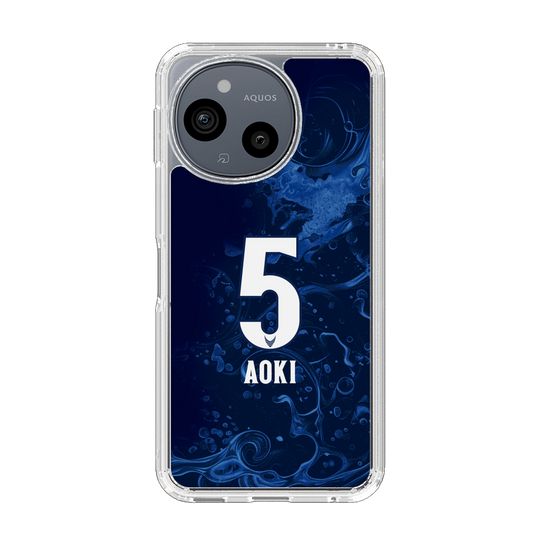 スリムプロテクションケース［ 徳島ヴォルティス - ユニフォーム - #5 青木 駿人 ］