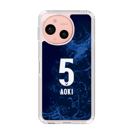 スリムプロテクションケース［ 徳島ヴォルティス - ユニフォーム - #5 青木 駿人 ］