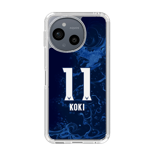 スリムプロテクションケース［ 徳島ヴォルティス - ユニフォーム - #11 杉森 考起 ］