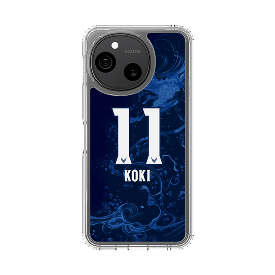 スリムプロテクションケース［ 徳島ヴォルティス - ユニフォーム - #11 杉森 考起 ］