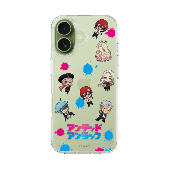 スリムプロテクションケース［ アンデッドアンラック - ミニキャラ - 総柄 ］