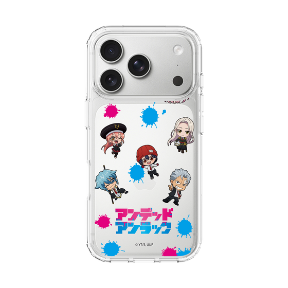スリムプロテクションケース［ アンデッドアンラック - ミニキャラ - 総柄 ］