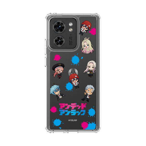 スリムプロテクションケース［ アンデッドアンラック - ミニキャラ - 総柄 ］