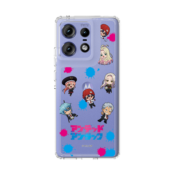 スリムプロテクションケース［ アンデッドアンラック - ミニキャラ - 総柄 ］