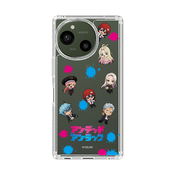 スリムプロテクションケース［ アンデッドアンラック - ミニキャラ - 総柄 ］